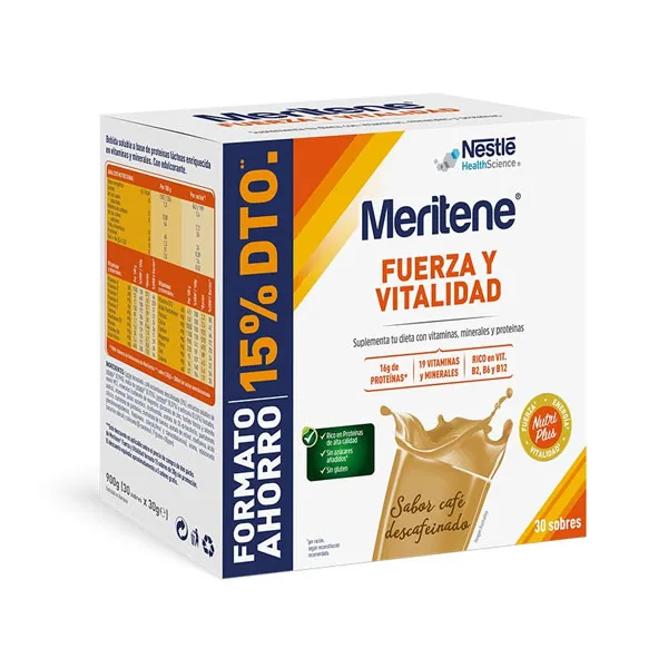 Meritene Café Descafeinado 30 sobres