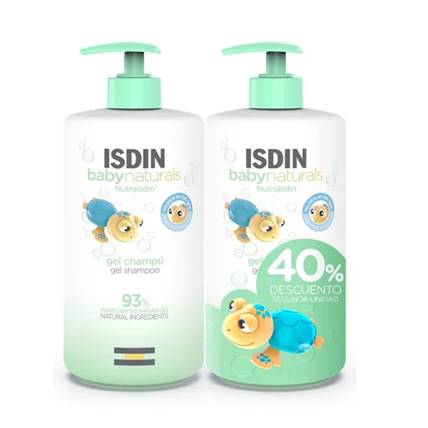 Isdin Baby Naturals DUPLO Gel Champú 2 x 750 ml