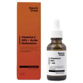 Beauty Drops Sérum Antiedad Vitamina C 20% + Ácido Hialurónico