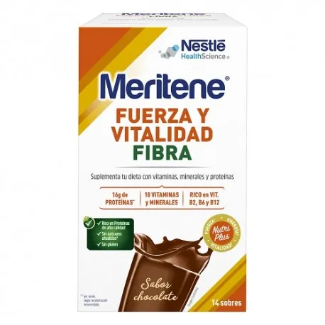 Meritene Fuerza y Vitalidad Fibra 14 sobres