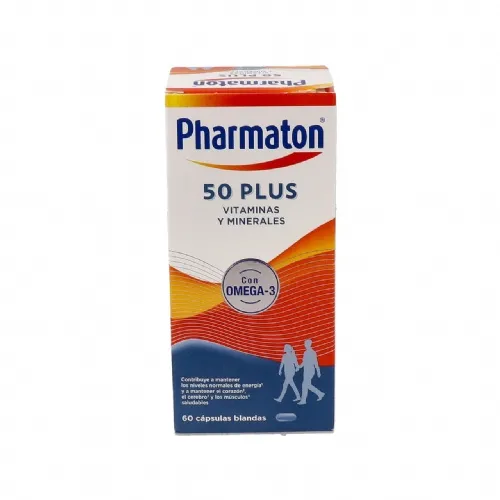 Pharmaton 50 plus (60 capsulas blandas)