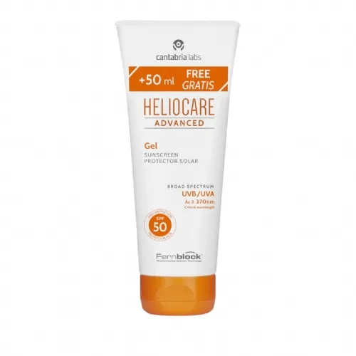 Heliocare 360 advanced gel protector solar spf 50 1 tubo 250 ml