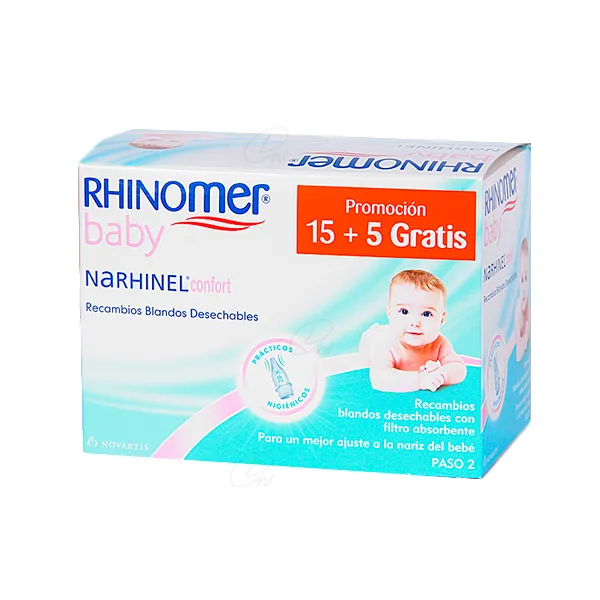 NARHINEL CONFORT ASPIRADOR RECAMBIO 20 UDS