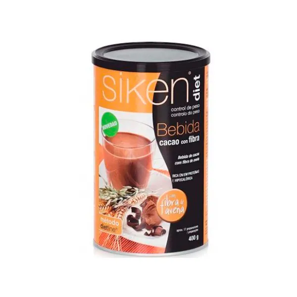 SIKEN DIET BEBIDA DE CACAO CON FIBRA 400 G