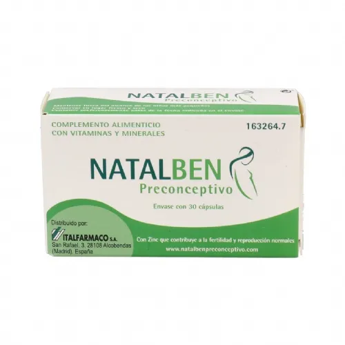 NATALBEN PRECONCEPTIVO (30 CAPS)