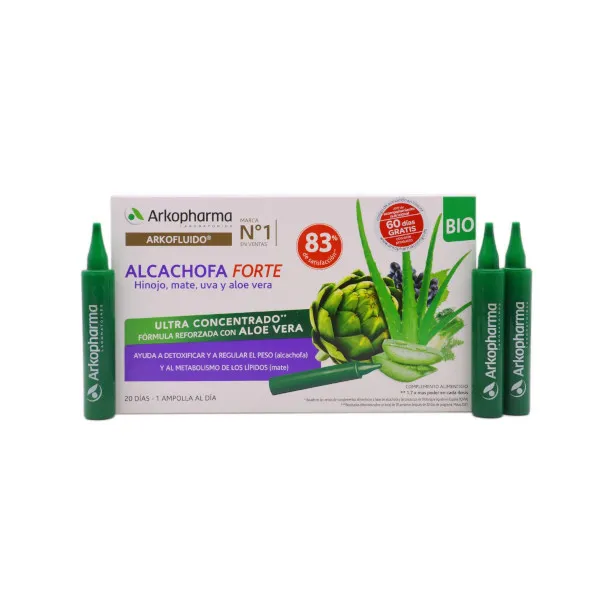 Arkofluido Alcachofa Forte 20 Ampollas