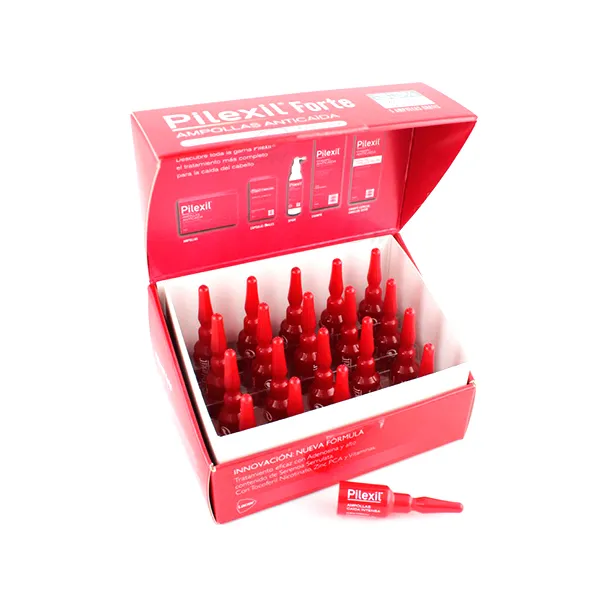 PILEXIL FORTE AMPOLLAS ANTICAIDA 5 ML 15 AMPOLLAS