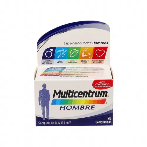 MULTICENTRUM HOMBRE (30 COMP)