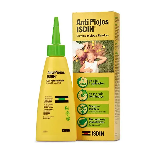 ISDIN Antipiojos Gel Pediculicida, 100 ml