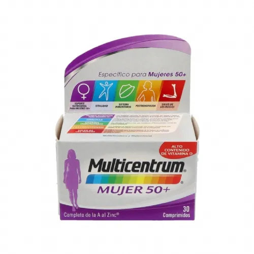 Multicentrum mujer 50+ (30 comprimidos)