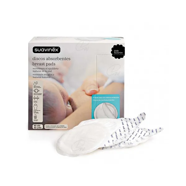 DISCOS PROTEGESENOS NATURE 60 UDS SUAVINEX