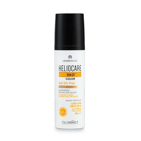 Heliocare 360ª SPF50 Color Gel Oil-Free Bronze, 50 ml