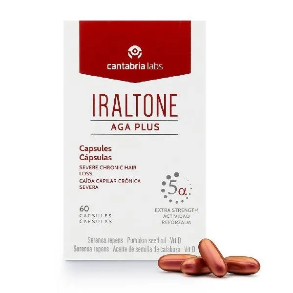 Iraltone AGA Plus, 60 cápsulas