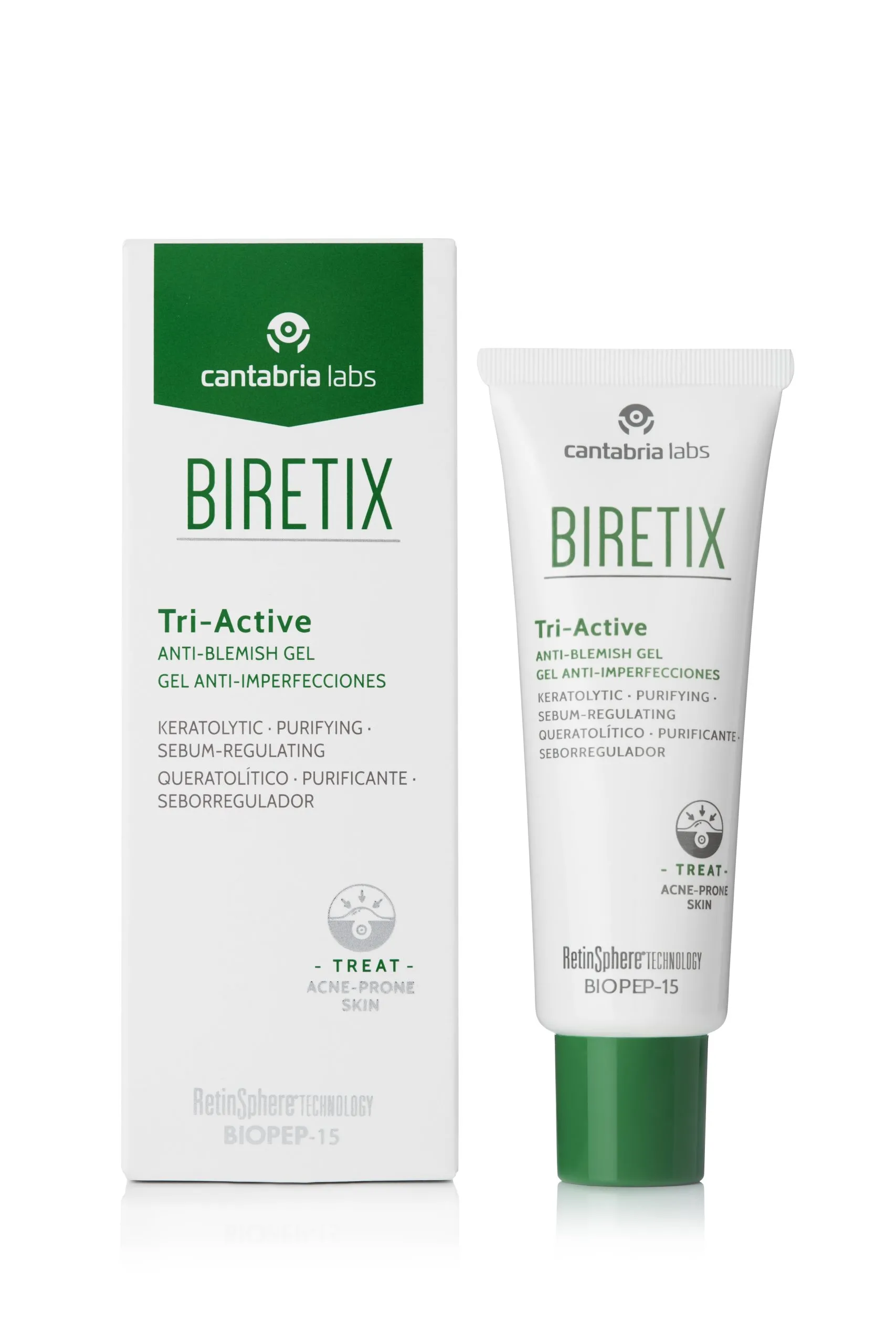 BIRETIX TRI ACTIVE GEL ANTI-IMPERFECCIONES 50 ML.