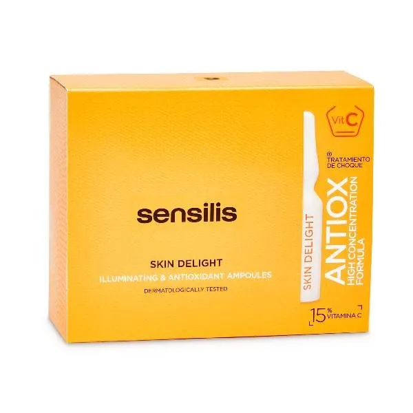 Sensilis Skin Delight Vitamina C Ampollas, 15 ampollas