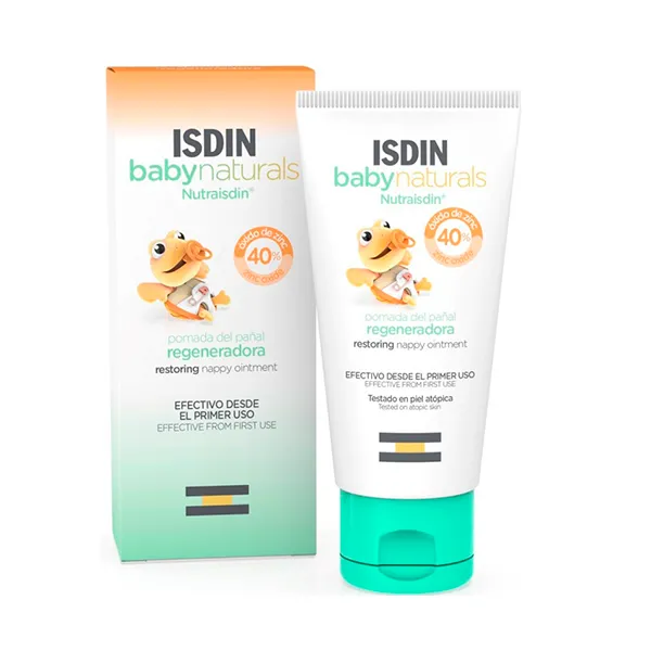Isdin Baby Naturals Pomada de Pañal Regeneradora, 50 ml