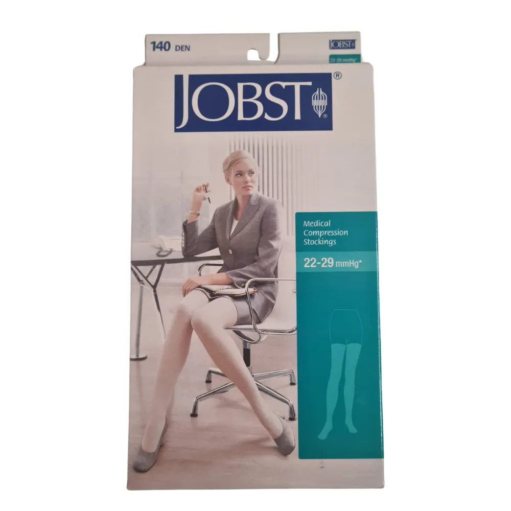 Media Larga Blonda Jobst Negro T4-. BSN medical