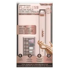 Flawless Salon Nails Set De Manicura y Pedicura