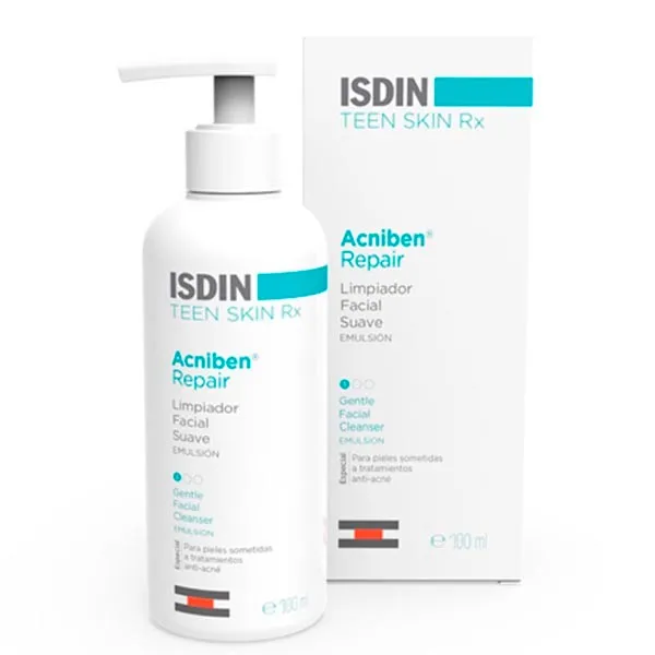 ISDIN Acniben Rx Emulsion Limpiador, 180 ml.