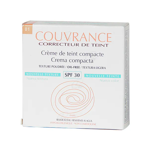 AVENE COUVRANCE CREMA COMPACTA OIL FREE 9.5 G PORCELANA