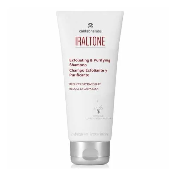 Iraltone Champú Exfoliante y Purificante Caspa Seca, 200ml