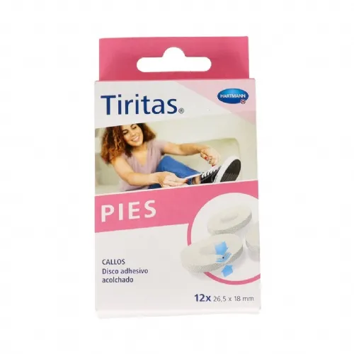 Tiritas pies callos (12 unidades 26,5 mm x 18 mm)