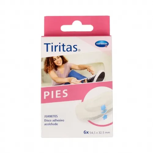Tiritas pies juanetes 6 unidades 54,5 mm x 32,5 mm