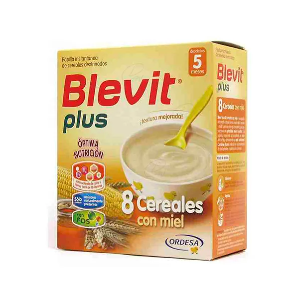 BLEVIT PLUS 8 CEREALES CON MIEL 600 G