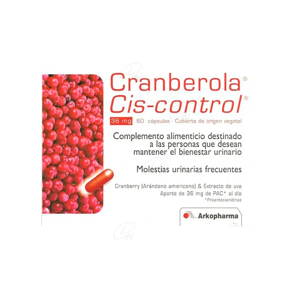 CRANBEROLA CISCONTROL ARANDANO AMERICANO ARKO 60 CAPS