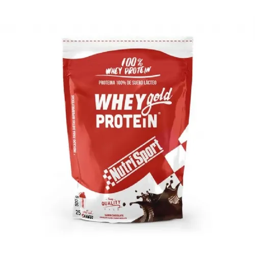 Nutrisport whey gold protein chocolate bolsa 500 gr