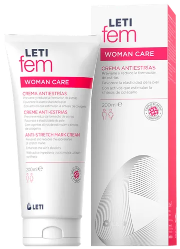 LETIfem Crema antiestrías 200 ml.