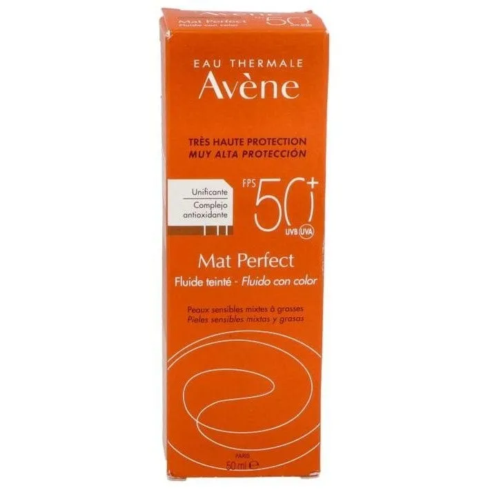 Avène Mat Perfect Fluido Spf50+ Color, 50 Ml