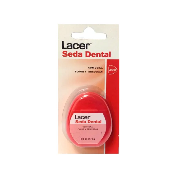 LACER SEDA DENTAL CON CERA FLUOR 50 M