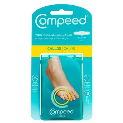 Compeed callos - hidrocoloide (talla mediana 10 unidades)