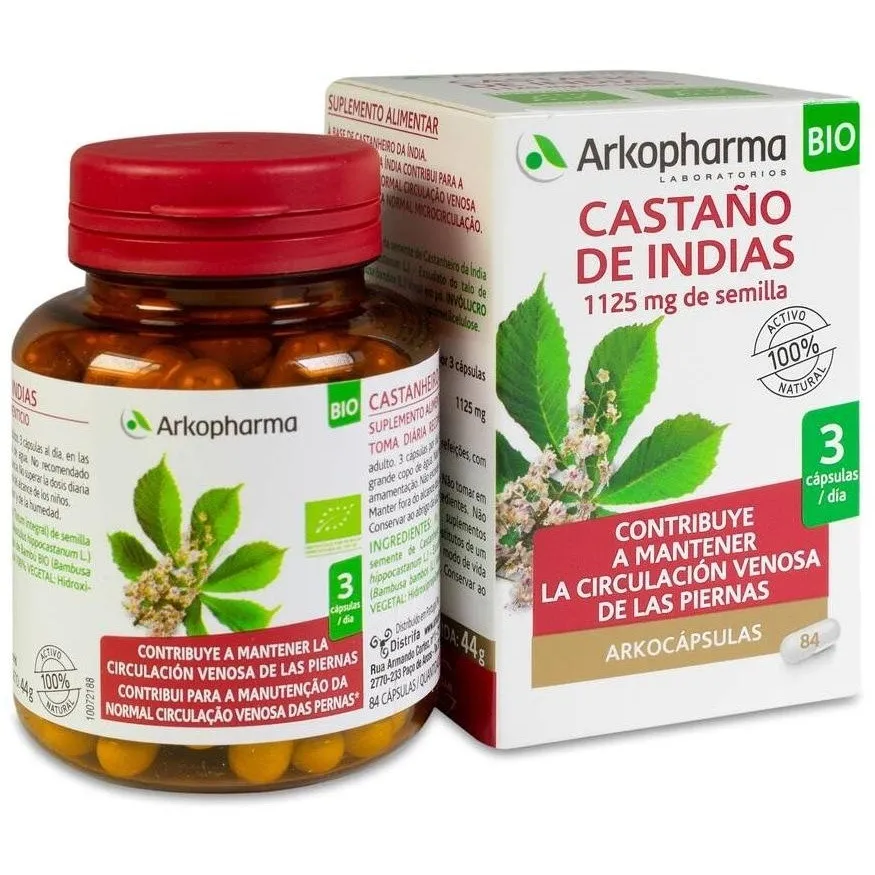 Arkopharma Arkocápsulas Castaño De Indias Complemento 84 Cápsulas