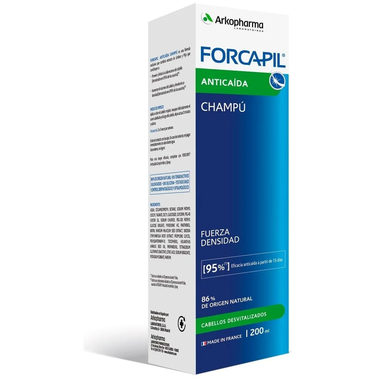 Arkopharma Forcapil Champú Anticaída 200Ml