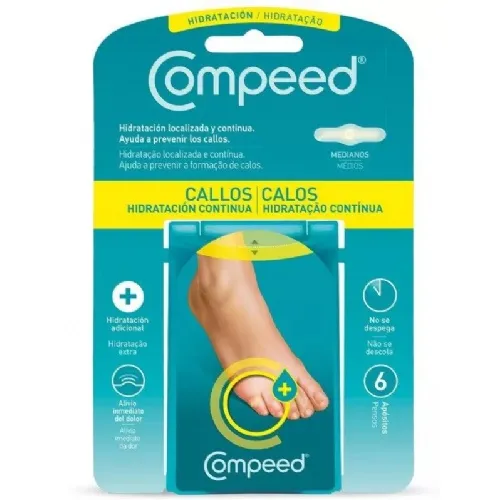 Compeed callos hidratacion continua 6 unidades