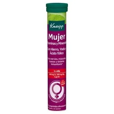 Kneipp Mujer Vitaminas Y Minerales Mango Y Maracuyá 15Comp