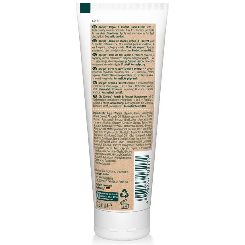 Kneipp Repair & Protec Hands Cream 75Ml