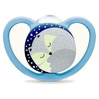 Nuk Chupete Space Night Silicona 0-6 Meses