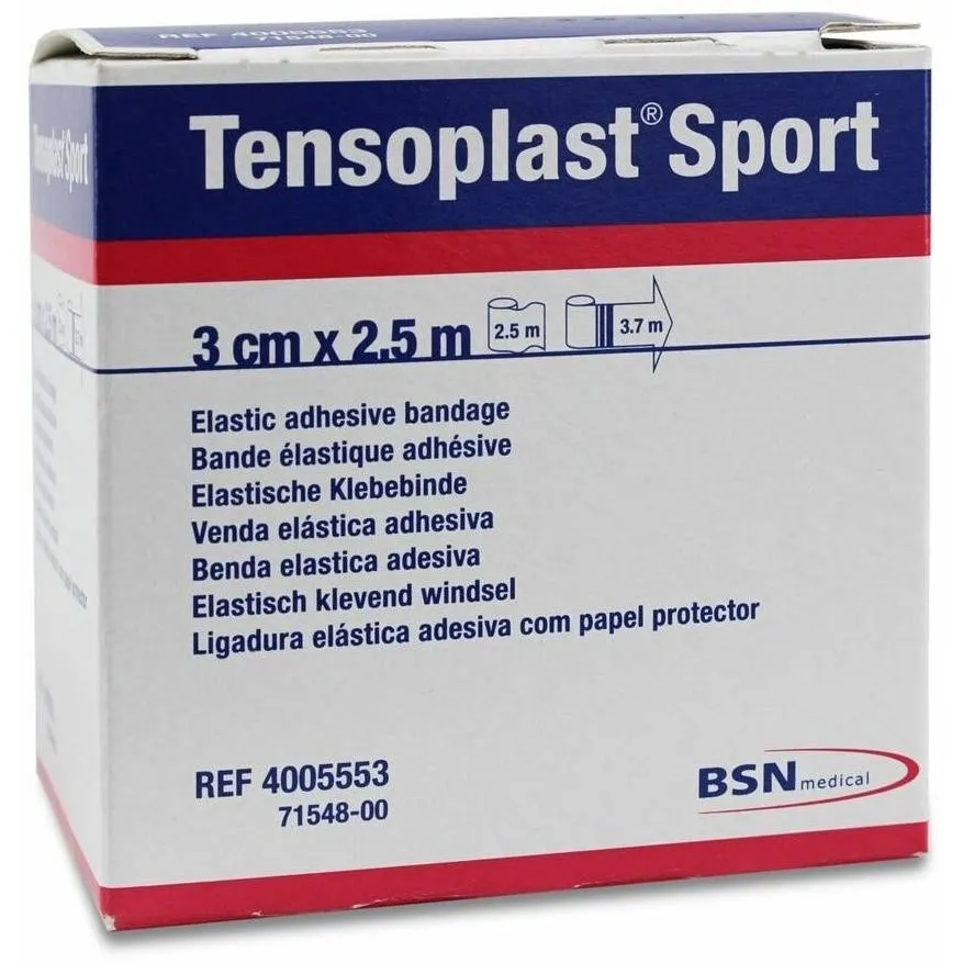 Tensoplast Sport Venda Elástica Adhesiva 3Cmx2,5M 1Ud