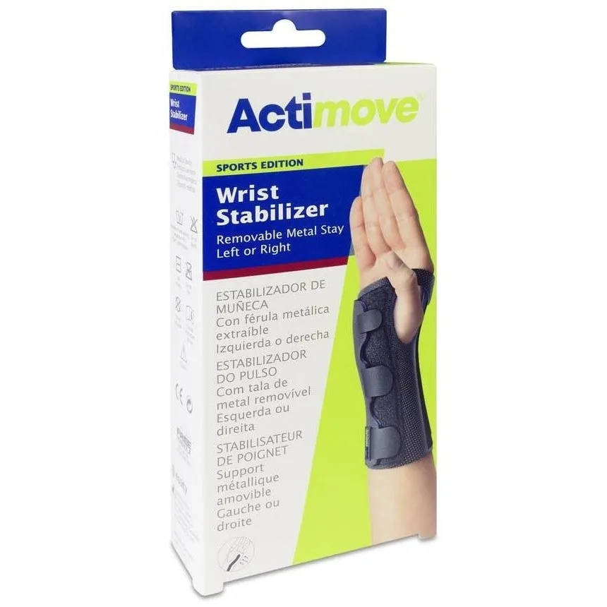 Bsn Actimove Muñequera Estabilizadora Ambidiestra Talla L, 1 Unidad