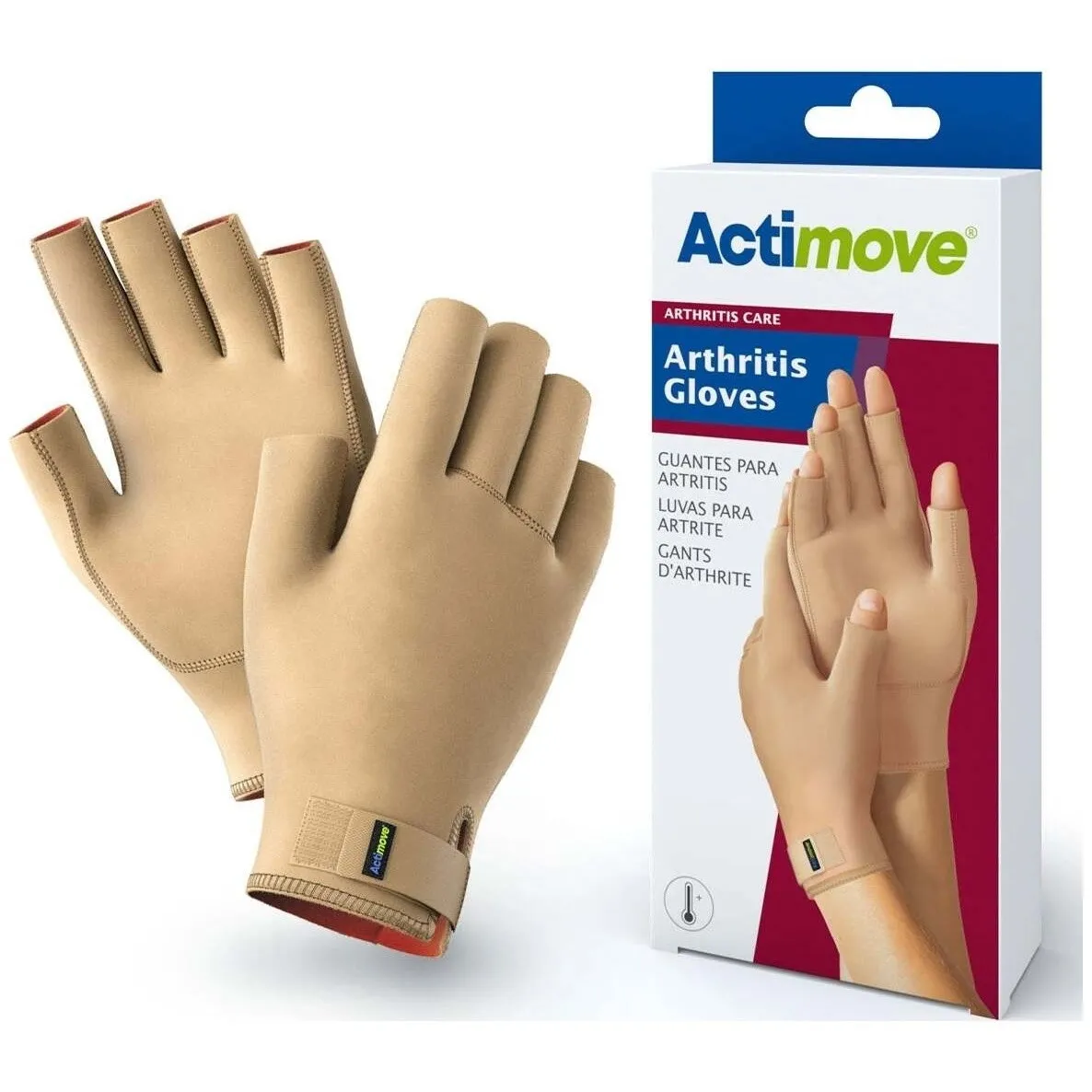 Actimove Arthritis Care Gloves Size Xl Beige 1Ud