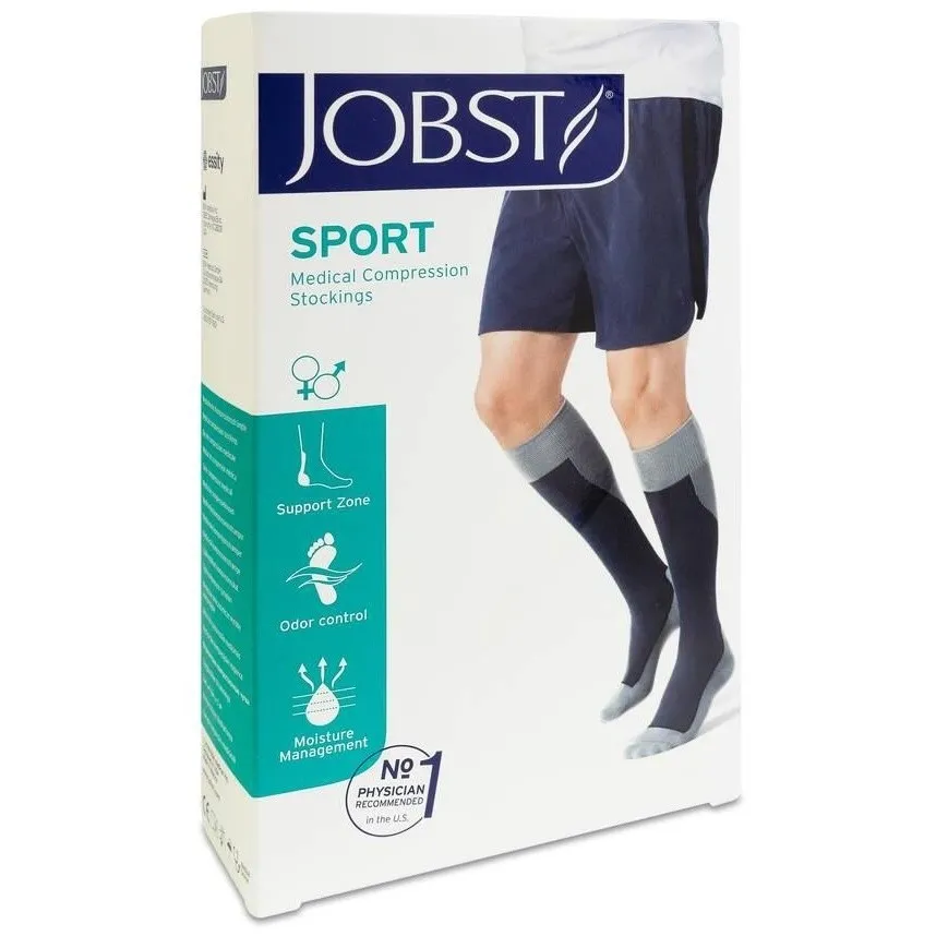 Jobst Calcetn Sport 15-20Mmhg Cc1 T-S Negro 2Uds
