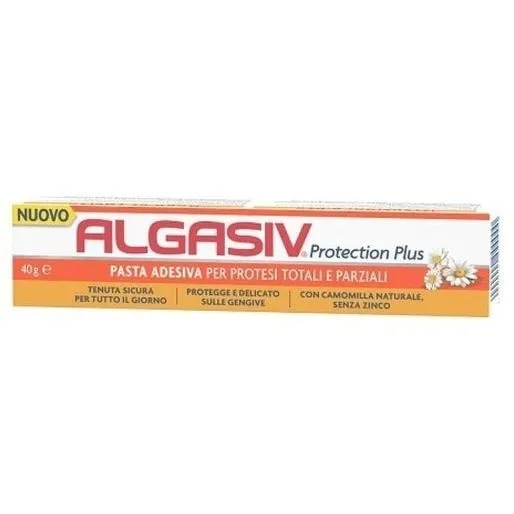 Algasiv Protection Plus Pasta Adhesiva Prótesis Dentales 40G