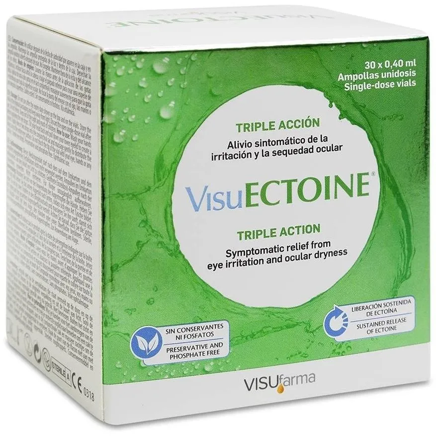 Visufarma Visuectoine X 0.4 Ml, 30 Ampollas Unidosis