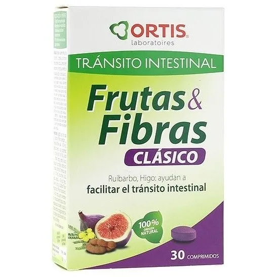 Ortis Fruits & Fibres Transit Intestinal 30 ComprimS