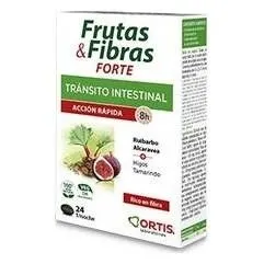 Ortis Frutas Fibras Forte 24 Cubos Masticables