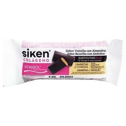 Siken Sustitutivo Colageno Barritas Vainilla 40G