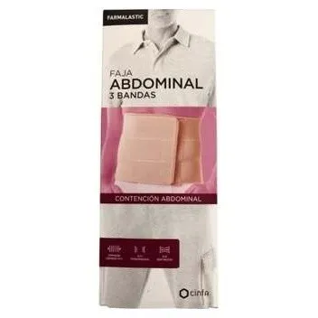 Farmalastic Faja Abdominal 3 Bandas Talla Pequeña 1Ud